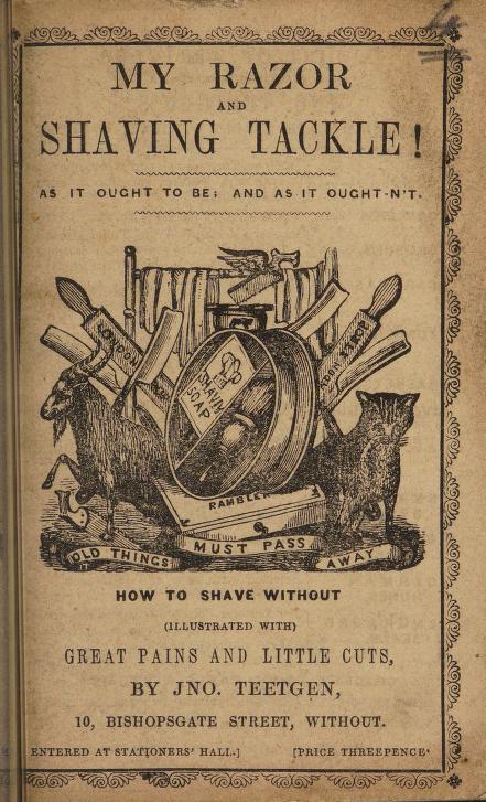 Frontispiece of My razor and shaving tackle!