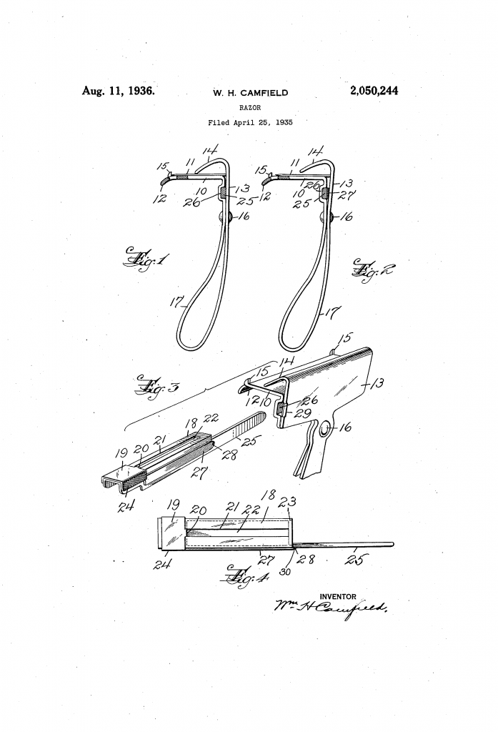 Patent drawing showing the sheet metal injecotr